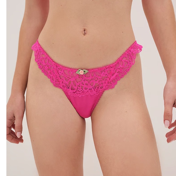 SOLD-For Love and Lemons Butterfly Lace Thong - Picture 1 of 6
